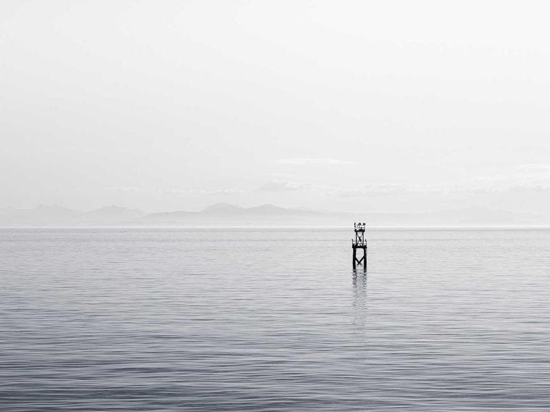 Mountain view from meditation terrace
